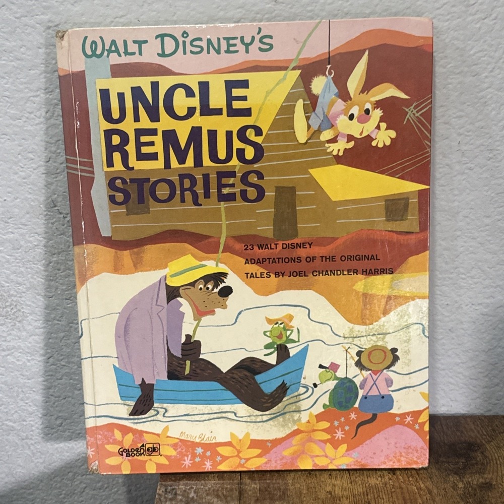 Disney UNCLE REMUS STORIES 1979 Mary Blair Giant Golden Book 31st Print HB